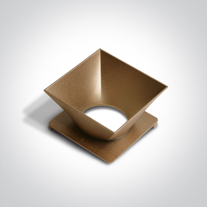 The Trimless Chill Out Range Square - 050098 - Brass Reflector