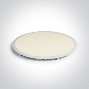 The 40-48W Round Recessed Panels Die Cast - 10148PE/W/W