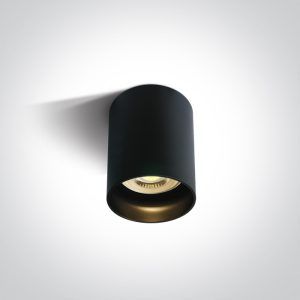 The GU10 Dark Light Aluminium - 12105N - Black