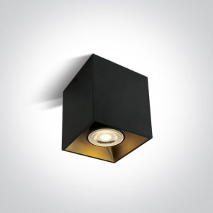 GU10 Decorative Cubes Aluminium - 12105TA - Black