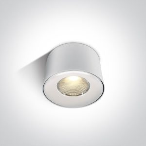 The COB LED Indoor Cylinders Aluminium - 12130LA/W/W