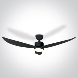 Black Body Ceiling Fans Black ABS Blades - 6302