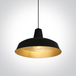 Retro Pendants - 63020 - Black-Brass