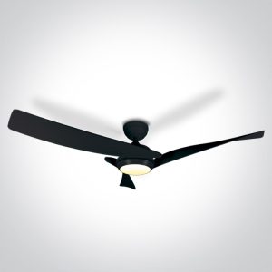 Black Body Ceiling Fans Black ABS Blades - 6304