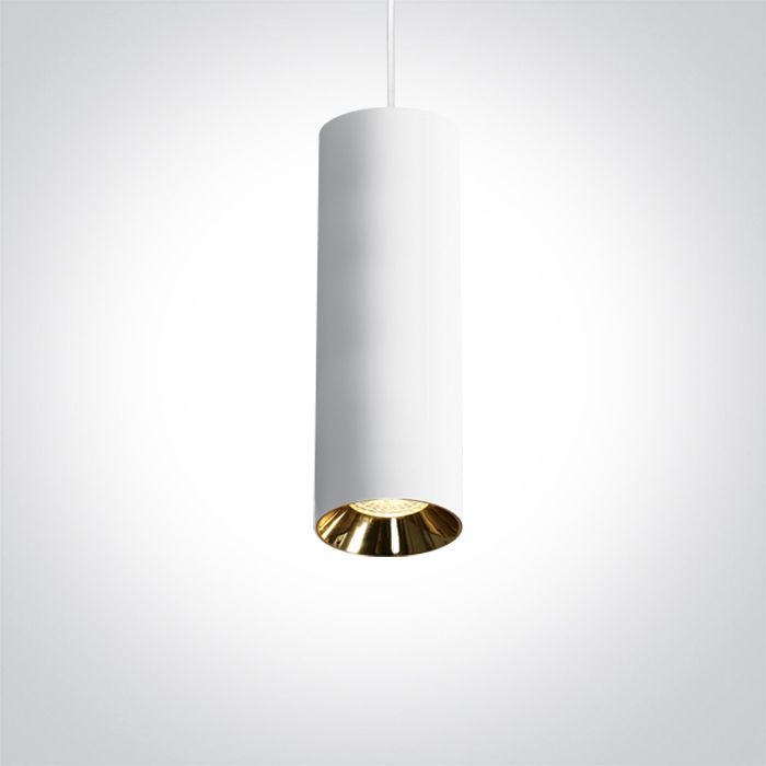Cylinder Pendants - 63105M - White
