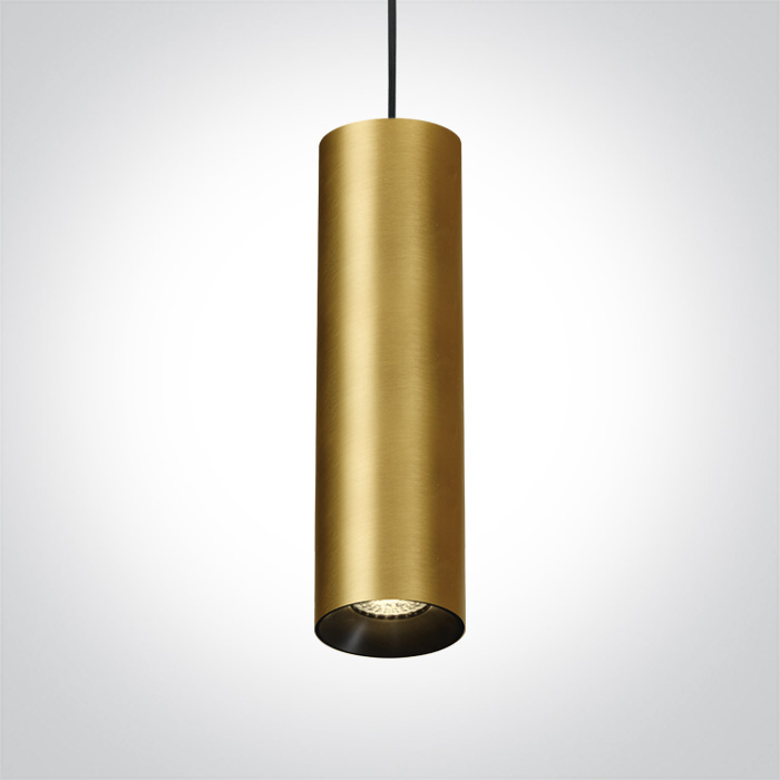 Cylinder Pendants - 63105MA - Brushed Brass