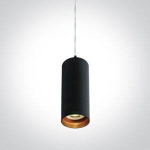 Cylinder Pendants - 63105N - Black