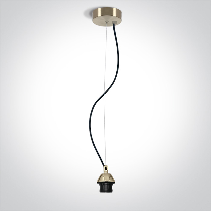E27 Pendant Kit - 63126A - Brushed Brass