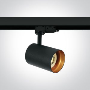 The Dark Light GU10 Range Round - 65105NT - Black-Brass