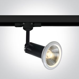 The E27/GU10 Track Lights Die cast - 65111AT - Black
