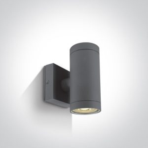 The GU10 Outdoor Wall Cylinders Die cast - 67130 - Anthracite