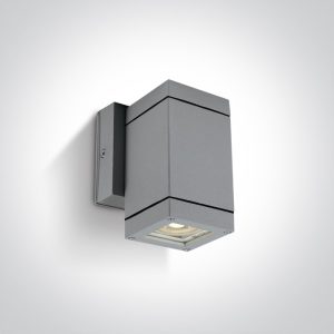 The GU10 Outdoor Cubes Die cast - 67130F - Grey