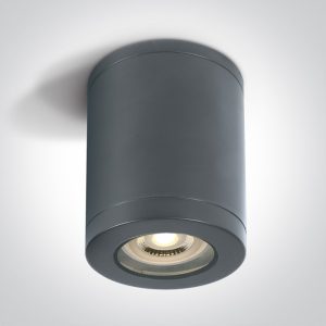 The GU10 Outdoor Cylinder Lights ABS+PC - 67142B - Anthracite
