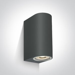 The GU10 Outdoor Cylinder Lights ABS+PC - 67142G - Anthracite