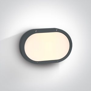 The E27 Outdoor Plafo Die cast - 67204B - Anthracite