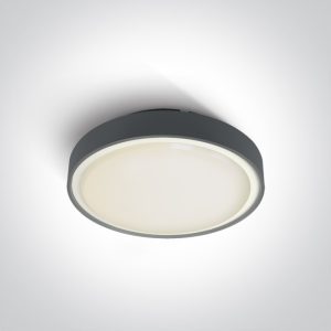The E27 Plafo Outdoor Range Round - 67280EA - Anthracite