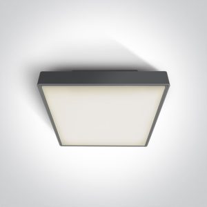 The LED Plafo Outdoor Square Plastic - 67282AN
