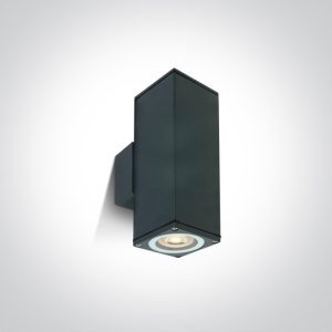 The GU10 Outdoor Cubes Die cast - 67426C - Anthracite