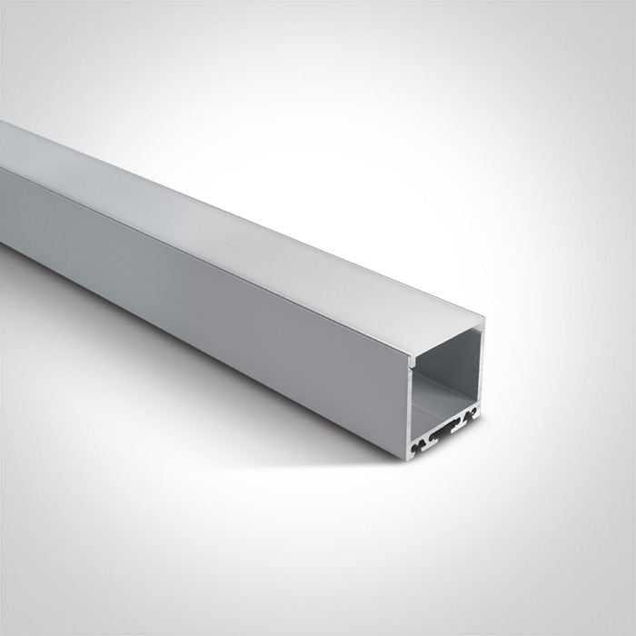 Surface / Suspended Wide Profiles External Driver - 7912 - Aluminium