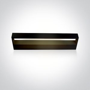 BLACK WALL LIGHT CCTV 12W IP20 230V - 38010A - Black