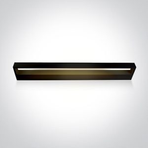 BLACK WALL LIGHT CCTV 23W IP20 230V - 38010B - Black