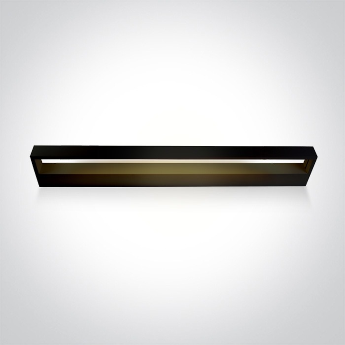 BLACK WALL LIGHT CCTV 23W IP20 230V - 38010B