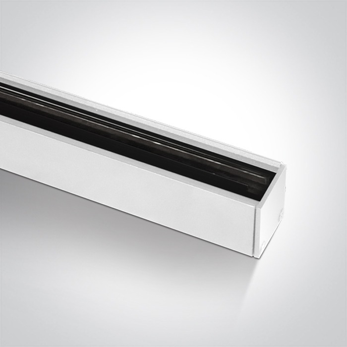 WHITE MAGNETIC PROFILE 2m 48V MINI - 42002A