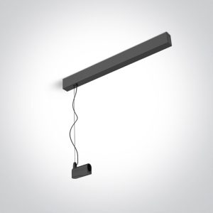 BLACK P&P DRIVER BASE + END CAP IP20 - 42004PC - Black