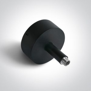 BLACK P&P SURFACE ROD 7cm IP20 - 42004PM - Black