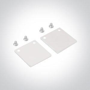 WHITE END CAPS FOR 42001A/42002A - 42022A - White