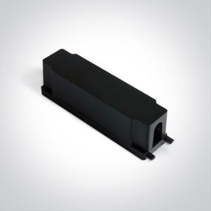 END CAP BOX FOR CABLE ENTRY 10 Tracks & Magnetic PROFILE - 43004FA - Black