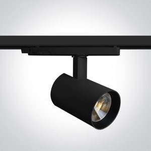 BLACK 16W/22W PV CCTV TRACK SPOT 230V - 65670BT