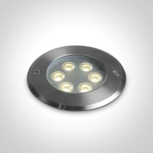 SS316L IP67 INGROUND 6x1W WW 24V DC LOW DEPTH DIMMABLE - 69076B